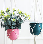 Macrame Plant Hangers, 3 Sizes 24"/32"/39" Indoor Hanging Plant Holder, Ceiling Crochet Handmade Home Decor Set for Hanging Plants Basket Pot, Home Farmhouse Decor