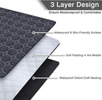 Extra Large Picnic Blankets Waterproof Foldable (80 "x 80") Beach Blanket Waterproof Sandproof,3-Layer Thicking Mat Outdoor Packable Camping Blanket