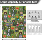 Extra Large Picnic Blankets Waterproof Foldable (60"x 80") Boho Beach Blanket Waterproof Sandproof,3-Layer Thicking Mat Outdoor Packable Camping Blanket