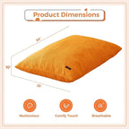MAXYOYO 3 in 1 Kids Bean Bag Chair Bed, Convertible Chair Folds from Bean Bag to Lounger, Child Floor Sofa for Gaming, Reading, Floor Mattress with High-Density Foam Filling
