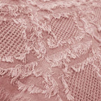 Simple&Opulence 100% Cotton Throw Blanket for Bed, Couch, Boho Textured Geometric Knit Woven Blanket with Tassels Soft, Lightweight Breathable Shabby Chic Farmhouse Decoration for All-Season(Pink)