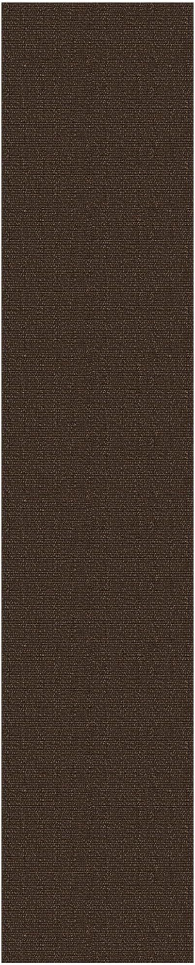 EARTHALL Extra Long Runner Rug 3x18 Ft Washable Runners for Hallways Cotton Non Slip Entryway Runner Braided Kitchen Runner Indoor Outdoor Carpet Runners for Hotels, Officel, Stair, Brown/Coffee