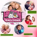 Raccoon Blanket Raccoons Gifts for Women,Funny Raccoon Stuffed Animal Throw Blankets Best Raccoons Christmas Birthday Gifts for Kids Girls Adults 50"X40"