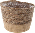 Straw Weaving Flower Plant Basket Grass Indoor Outdoor Garden Container for Plantable Bonsai Decoration