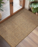 Color&Geometry Handwoven Jute Entry Rug - Natural Textured Front Door Mat 36"x60", Non-Slip Durable & Eco-Friendly Doormat for High-Traffic Entrance, Rustic Farmhouse Welcome Mat, Sisal Brown