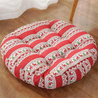 Large Round Floor Cushion, Comfortable Cotton and Linen Boho Meditation Pillow Tatami Seating Cushion for Room Reading Book Nursery Room Balcony,Q,60 * 60cm(2pcs)