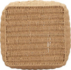 Household Essentials Paper Rope Basket with Handles, Natural