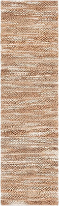SAFAVIEH Natural Fiber Couture Collection Runner Rug - 2'3" x 8', Natural, Handmade Jute, Ideal for Living Room, Hallway, Foyer, Bedroom (NFC101B-28)