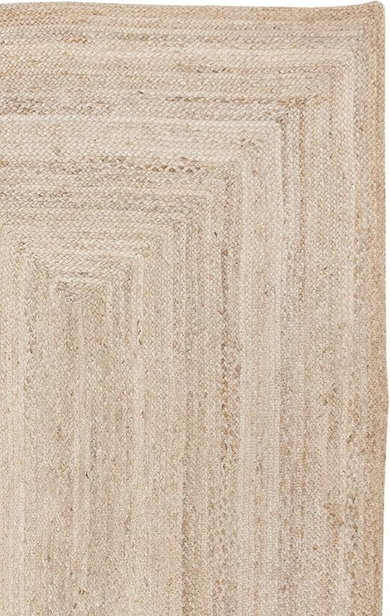 SAFAVIEH Cape Cod Collection Area Rug - 2'3" x 4', Natural Brown, Handmade Braided Flat Weave Jute (CAP252A)