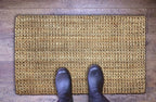 IRONGATE Jute Handspun Area Rug - Premium Jute Handwoven Reversible Chunky Textured Tan Beige Neutral Throw Accent Rug Carpet - Rustic Farmhouse Living Room Bedroom Den Study Décor -24" x 36" Natural