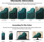 NEWCOSPLAY Super Soft Queen Blanket Dark Teal Premium Silky Flannel Fleece 3D Ribbed Jacquard Lightweight Bed Blanket All Season Use (Dark Teal Ribbed, Queen(90"x90"))