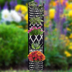 Boho Fabric Hanging Planter (3 Sets of 5 Pockets); Vertical Hanging Herb/Flower Planter
