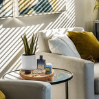 Wood Riser for Decor, 2 Pack Wood Pedestal Stand for Display, Round Wooden Tray for Kitchen Counter, Wooden Pedestal Stand for Plant Pot Indoor