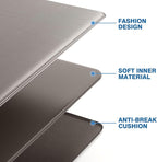 StepRite Kitchen Mats, 2PCS Kitchen Rugs, Cushioned Anti Fatigue Kitchen Mats for Floor, Non-Slip Standing Desk Mat, Waterproof Kitchen Rug Set for Kitchen, 20" x 32"+20" x 48"-0.47 inch Thick, Khaki