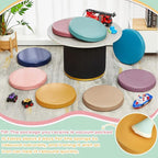 Juexica 8 Pcs Extra Thick Flexible Seating Floor Cushions Assorted Colored Floor Pillow Classroom Seat Cushions Soft Classroom Seating for Kids Learning Daycare School Chair(Morandi Color)