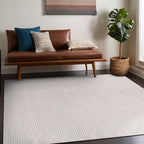 Beverly Rug Easy Jute Off White Rug 5x7 Solid Washable Durable Outdoor Indoor Area Rugs for Living Dining Room Patio Office Stain Resistant Non Shedding Casual Indoor Outside Carpet (5 x 7 Off-White)