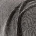 ROOMLIFE Dark Gray Waterproof Sofa Cover, Couch Cover for 3 Cushion Sofa, Non Slip Chenille Sofa Slipcovers for Dog, Washable Furniture Sofa Protector Cover with Tassel for Living Room, 71''X150”