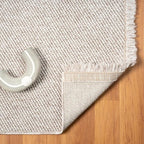 LUXE WEAVERS Solid Machine Woven Beige 2x8 Area Rug, Indoor Stain-Resistant Carpet