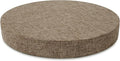 Tromlycs Round Chair Seat Cushion Pad 14 inch for Circle Bistro Chairs Non Slip Foam Cushion Nature Linen