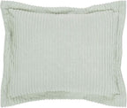 Better Trends Jullian Collection is Super Soft and Light Weight in Bold Stripes Design 100% Cotton Tufted Unique Luxurious Machine Washable Tumble Dry, Standard Sham, Sage