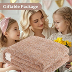 WRENSONGE Throw Blanket Cationic Dyeing Burnt Orange Soft Cozy Fluffy Warm Hand Made Throw Blankets for Couch, Sofa, Chair, Bed, Camping, Picnic, Travel Lightweight Bed Blanket - 50"*60"
