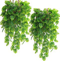 CATTREE Monstera Leaves Artificial Hanging Vines 4 Pack, Fake Ivy Tropical Leafs Green Leaf Plants Greenery Faux Vine Ivy Rattan Ferns for Wedding Garden Home Hawaiian Part Outdoor Décor