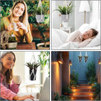 2 Pack Macrame Plant Hanger Boho Hanging Planters for Indoor Plants Decorative Braided Cotton Rope Plant Hanger Hanging Plant Holder with Metal Hook for Indoor Outdoor Home Decor, Ivory, 20 In