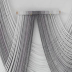 IOWER Large Macrame Wall Hanging Boho Wall Art Handmade Home Decor Dip-Dyed Macrame Wall Decor Wall Art Craftsmanship Fiber Art Boho Chic Wall Decor Modern For Bedroom Livingroom Backdrop