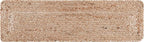 Unique Loom Braided Jute Collection Area Rug - Dhaka (0' 9" x 2' 6" Stair Tread, Natural)