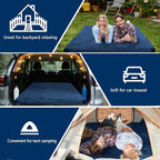 CYMULA Memory Foam Camping Mattress Pad, CertiPUR-US Sleeping Mat, Portable Roll Up Mattress for Adults, Camping Bed Pads for Sleepover, Car Bed with Travel Bag