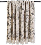 DII French Country Printed Woven Throw, 50x60, Botanical
