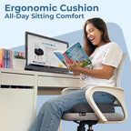 5 STARS UNITED Donut Pillow Hemorrhoid Tailbone Cushion – Large Cushion for Pain Relief – Coccyx, Prostate, Sciatica, Pelvic Floor, Pressure Sores, Pregnancy, Postpartum Recovery, Dark Gray