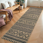 Lahome Easy Jute Boho Hallways Rug, 2x8 Runner Rug for Kitchen, Nature Non Slip Washable Indoor Outdoor Carpet, Low Pile Front Door Carpet for Entry Laundry Room Foyer Decor