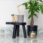 Creative Co-Op Decorative Wood Pedestal, Black
