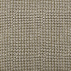 SIMPLIHOME Zelma Square Pouf – 18 inch Wide Upholstered PET Polyester Ottoman in Cream and Natural, Boho Indoor/Outdoor Footstool or Extra Seating for Living Room, Bedroom, or Patio, Assembled