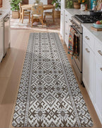 LUMI Anti Fatigue Kitchen Cushioned Mat for Floor, Padded Waterproof Runner for Standing, Stain Resistant Comfort Rugs for Home, Sink, Laundry, 24x59