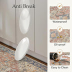 GENIMO Kitchen Mats for Floor, 2PCS Kitchen Rugs Non Slip Washable, Waterproof Anti Fatigue Mat, Comfort Standing Runner Rug for Sink, Office, Laundry, Home, 17.3"x59"+17.3"x30", RetroBrick