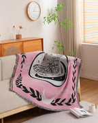 Erke Chair Recliner Cover Boho Throw Blanket Hippie Living Room Decor Wall Hanging Tapestry Outdoor Picnic Camping Rug Mattress Beach Towel Sofa Furniture Slipcover Bohemian 50”x70” The Butterfly Pink