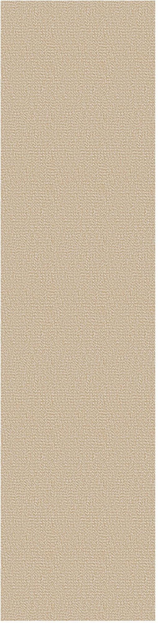 EARTHALL Long Runner Rug 3x12 Ft Washable Runners for Hallways Cotton Non Slip Entryway Runner Braided Kitchen Runner Indoor Outdoor Carpet Runners for Entryway, Hall, Foyers, Golden Beige/White