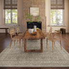 Washable Area Rugs for Living Room: 6x9 Bedroom Area Rug Boho Vintage Rugs Stain Resistant Non Slip Low Pile Soft Lightweight Carpet for Kitchen Dining Room Farmhouse Nursery Kids Room
