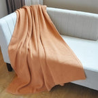 Throw Blanket for Couch,Soft Cozy Cable Knit Throw for Bed Sofa Chair Living Room,Lightweight Warm Maximalist Decor Christmas Blanket,55"x60",Tan