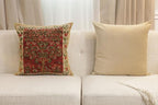 Tree of Life Red I European Cushion Cover - 18 in. x 18 in. Cotton by Charlotte Home Furnishings Inc