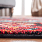 SAFAVIEH Area Rug 8x10 - Vintage Hamadan Collection - Large - Red & Light Blue, Traditional Persian Design, Non-Shedding & Easy to Clean, Ideal for Living Room, Bedroom, Dining Space (VTH211Q)