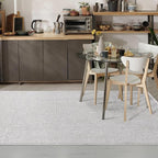 LUXE WEAVERS Solid Machine Woven Stone 5x7 Area Rug, Indoor Stain-Resistant Carpet