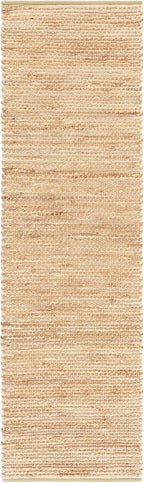 SAFAVIEH Cape Cod Collection Runner Rug - 2'3" x 8', Yellow & Natural, Handmade Jute, Ideal for Living Room, Hallway, Foyer, Bedroom (CAP236C-28)