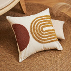 lifein 18x18 Pillow Covers-Throw Pillow Cover Tufted Boho Jacquard Pillow Covers Farmhouse Decorative Pillow Cover Pillow Cases for Gift Couch Sofa Bed Chair Living Room Home Decor