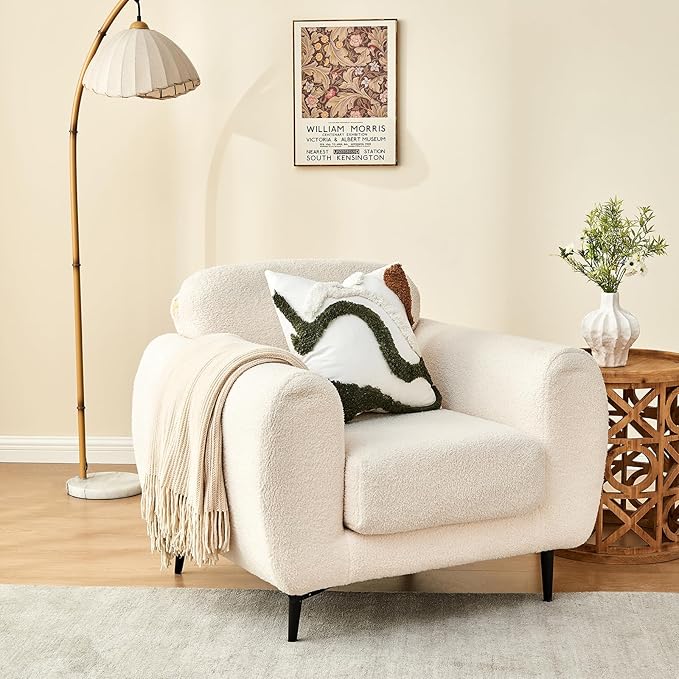 lifein 18x18 Pillow Covers-Throw Pillow Covers Boho Couch Pillows Embroidered Decorative Accent Pillows Mid Century Textured Pillowcases for Couch Sofa Living Room Bed (Olive Green and Cream)