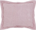 Better Trends Jullian Collection is Super Soft and Light Weight in Bold Stripes Design 100% Cotton Tufted Unique Luxurious Machine Washable Tumble Dry, Standard Sham, Pink