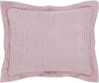 Better Trends Jullian Collection is Super Soft and Light Weight in Bold Stripes Design 100% Cotton Tufted Unique Luxurious Machine Washable Tumble Dry, Standard Sham, Pink