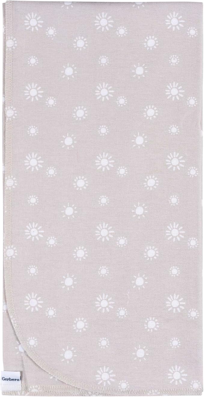 Gerber Unisex Baby 100% Cotton Flannel Receiving Blankets 30x30 Inches (Pack of 16), Boho Rainbow, One Size